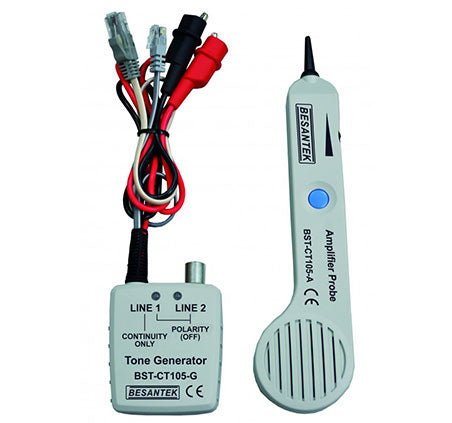 BESANTEK BST-CT105 CABLE TRACER WITH RJ11/RJ45 CONNECTOR